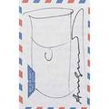 Andy warhol american 19281987 untitled soupcan ink on envelope signed 6 12 x 4 12 provenance private collection pennsylvania