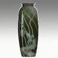 Artus van briggle rookwood exceptional sea green vase with poppies 1897 flame mark829avb 9 14 x 3 12