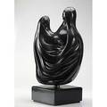Anthony quinn american 19152001 mother and child signed black marble 20 high 24 high with base provenance private collection new york