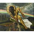 John grabach american 18861981 resurrection oil on board framed signed 36 x 42 14 provenance private collection new york