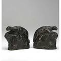 Avard tennyson fairbanks american 18971987 mountain lion pair bronze each signed fairbanks and stamped s klaber founder  co 5 34 high provenance private collection