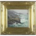 Frank alfred bicknell american 18661943 untitled oil on artist board in a carrigrohane frame signed 8 x 10 provenance private collection