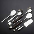 Kay bojesen seven serving utensils two with rosewood handles including a w  s sorensen sugar spoon each marked 925s kbs hallmark longest 12 14