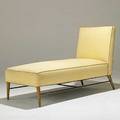 Paul mccobb calvin brass chaise lounge unmarked 33 x 52 x 24