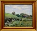 Aage Lund Danish Landscape Oil on Canvas