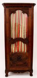 Antique French Country Vitrine