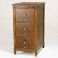 File cabinet mahogany three drawer ca 1920 48 x 24 14 x 31 14