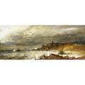 Alexander leggett british 18221884 oil on board of a rocky coast framed signed a leggett 6 x 14