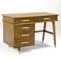 Sligh furniture single pedestal desk 30 x 44 x 24
