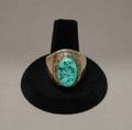 A Turquoise and Silver Ring