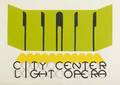 Gerald laing british b 1936 city center light opera screenprint and mylar framed 1968 signed dated and numbered 1x1xprovenance new school university new york label on verso private