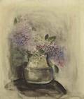 George z constant american 18921978 untitled still life with flowers watercolor of paper signed 26 x 22 12
