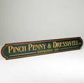 Pinch pennys  dresswells advertising sign from the doylestown pa store 18 x 120