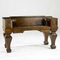 Victorian spinet desk with rosewood case converted from a piano ca 18701880 38 x 61 x 29