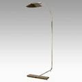 Cedric hartman cedric hartman inc adjustable floor lamp usa 1970s brass chrome plated steel acrylic impressed signature 36 x 20 x 11