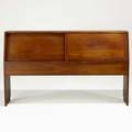 George nakashima nakashima studios queensize storage headboard usa 1957 walnut provenance available original invoice signed with clients name 36 x 60 x 12