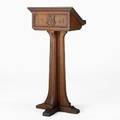 Robert mouseman thompson rare lectern usa 1961 carved oak signed with mouse dated 48 x 22 x 22