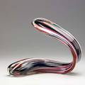John lotton glass sculpture usa 1988 signed and dated 12 14 x 17