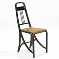 Thonet side chair no 511 austria ca 1905 dark stained beech ink stamp paper label 39 x 16 12 x 23