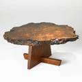 George nakashima nakashima studios exceptional minguren i coffee table usa 197778 walnut root american black walnut provenance available copy of original invoice unsigned 15 x 34 x 31 12