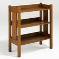 Gustav stickley low magazine stand branded mark 30 x 27 x 12