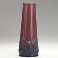 Van briggle vase with bats persian rose glaze 1916 aa1916875 10 34 x 4