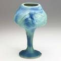 Van briggle toast cup blue and turquoise glaze 1920s aa van brigglecolo spgs 10 12 x 5 12
