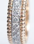 Tiffany Bead Edge Diamond Band
