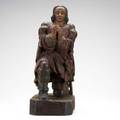 Wood carving praying knight 19th20th c 21x 8 14 x 15