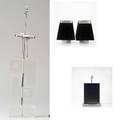C jere  contemporary artisan house four pieces pair of sconces and two table lamps usa 1960s1970s tallest 30