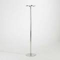 Vecta contract co coat stand usa 1970s chromed steel labeled 73 x 15 14 dia