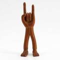Pedro friedeberg hand foot mexican mahogany sculpture signed pedro friedeberg 6 23 x 2 14 x 2 34