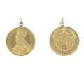 Gold medal commemorating the coronation of haile selassie 1930 22k 29 gs