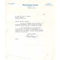 John f kennedy autographs two typed letters on kennedys senate letterhead dated june 5 1959 and january 3 1961 one signature possibly by autopen