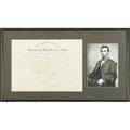 Abraham lincoln signature appointment of receiver of public moneys for the district of nevada dated december 23 1862 with lincolns signature 14 x 19 12 sight