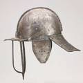 English civil war harquebus helmet lobster pot form mid 17th c 14 12 x 14 12 x 8