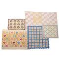 Quilt grouping five pieces in various designs patterns and sizes 19th20th c largest 79 x 96