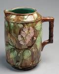 Majolica Dogwood Pitcher
