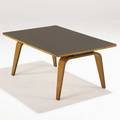 Charles and ray eames herman miller low table usa 1950s laminate and birch pylywood unmarked 15 12 x 34 34 x 23 12