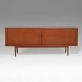 Jens quistgaard attr lovig tambour cabinet denmark 1960s teak decal 32 x 79 x 20