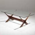 Illum wikkelso coffee table denmark 1960s rosewood glass unmarked 20 x 53 x 37 12