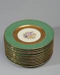 Twelve12 Porcelain Imperial Bohemian Gold Plates