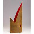 Jonathan bonner umbrella stand usa 1992 copper and enameled interior signed dated and numbered 23 14 x 9 12 x 5 12