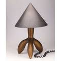 Wendell castle table lamp usa 1996 polychrome wood and metal signed and dated 26 12 x 14 x 12