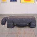 Judy kensley mckie hippo bench usa c 2006 stone provenance acquired from the artist signed and dated and numbered 18 20 x 72 x 21