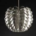 Max sauze orion chandelier france 1967 aluminum and zincplated steel manufacturers label 15 12 x 17 12
