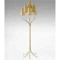 Jean royereattr rare persane floor lamp france 1950s gilt wrought iron vellum shades unsigned 71 34 x 20 34