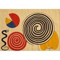 After alexander calder ateliers pinton wool tapestry 1975 two cloth labels woven calder ap and numbered 32 of 200 with copyright 41 12 x 50