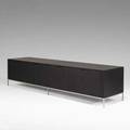 Antonio citterio b  b italia maxalto cabinet italy 1990s wenge and enameled steel marked b  b italia 24 x 102 x 24