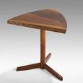 Phil powell attr occasional table usa 1960s american black walnut unmarked 21 x 21 x 18